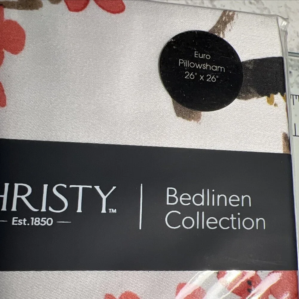 Christy of England Haruki Japanese Blossoms Floral Queen Duvet Cover Set